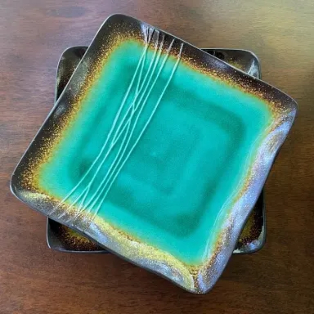 4X Galaxy Jade Fine China Dishware